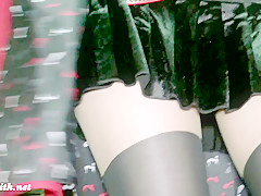 Pantyhose Rock Star flashing