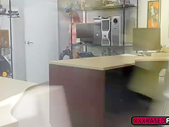 Latina babe Mia Martinez gets fucked at the office