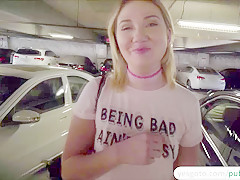 Horny Zelda Morrison gets fucked in an alleyway for cash