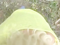 Sexy mommy fucked outdoor