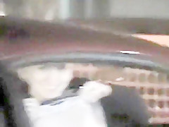 Spring break for college coeds outside and flashing for beads