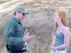 Beautiful cutie pounded on floor