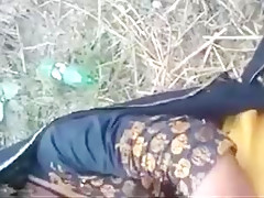 Desi village randi sucking cock blowjob outdoor in khet