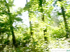 Blonde cutie Empera trades her ass to a stranger for money