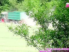 German Amateur Mom pussydoll fuck outdoor with big tits