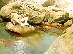 Tanned Brazilian slut gets pounded raw in the great outdoors