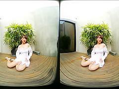 Young Asian Girl Outdoor Posing - VRPussyVision