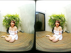 Young Asian Girl Outdoor Posing - VRPussyVision