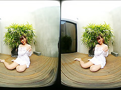 Young Asian Girl Outdoor Posing - VRPussyVision