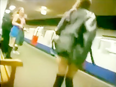 2 Girls Flashing &amp; Playing in Public