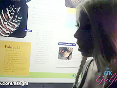 Kenzie Reeves in Kenzie Enjoys The Nude Beach, And The Aquarium - ATKGirlfriends