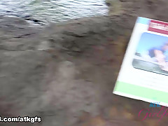 Kenzie Reeves in Kenzie Enjoys The Nude Beach, And The Aquarium - ATKGirlfriends