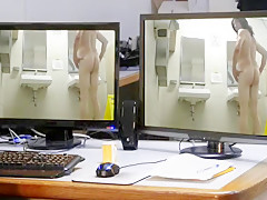 Public Shower Nude Flashing and Masturbation by Mark Heffron