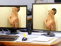 Public Shower Nude Flashing and Masturbation by Mark Heffron