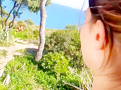 Caveman fucks petite girl on the beach