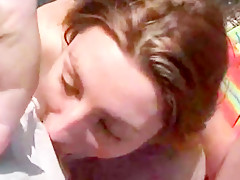 Amazing orgy on the rocks MMFFF