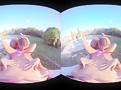 Gala Brown  Rob Diesel in Countryside Pool - VirtualRealPorn