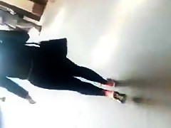 Short Chick With A Donk In Black.mp4