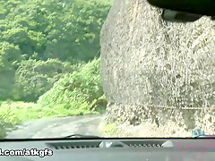 Bella Rose in Rain Doesn't Slow You And Bella, As You Make A Trip To The Caves - ATKGirlfriends