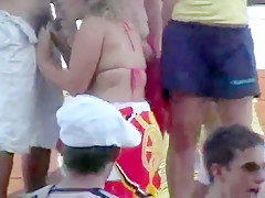 Greek holiday public BJ fun