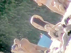 Uninhibited beachgoers let it all hang out on a sunny day a