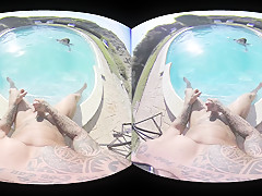 Gala Brown  Rob Diesel in Swimming Pool - VirtualRealPorn