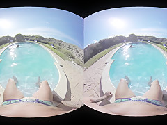 Gala Brown  Rob Diesel in Swimming Pool - VirtualRealPorn