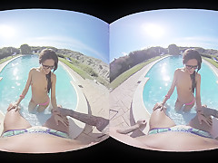 Gala Brown  Rob Diesel in Swimming Pool - VirtualRealPorn