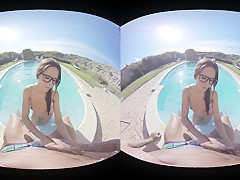 Gala Brown  Rob Diesel in Swimming Pool - VirtualRealPorn