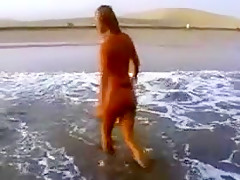 Nude Beach - Yvonne Posing