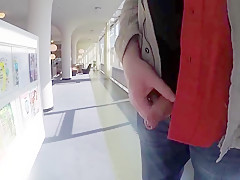 Library wank part 2 (still no cum)