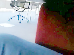 Library wank part 2 (still no cum)