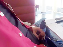 Library wank part 2 (still no cum)