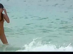 Nude Beach - PhotoShoot 2 - Two Babes Peeing