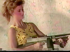 Girls Shooting Machineguns 2