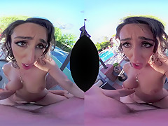 VRHUSH Christina Cinn fucked in POV outdoors
