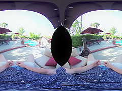 VRHUSH Christina Cinn fucked in POV outdoors
