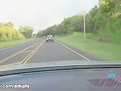 Kristen Scott in Kristen Has A Great Time At The Beach - ATKGirlfriends