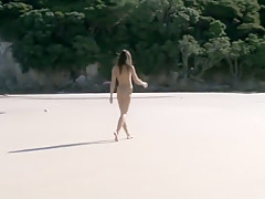 Little Caprice on the beach