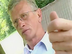 Teen step sister masturbating outdoor doggy style fucked old man cum eating