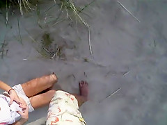 Blowjob  Awsome Facial On The Beach =D