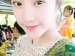 Thai college girl outdoor sex wth open legs