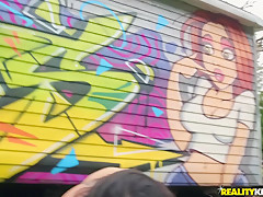 Mi & Sean Lawless in Urban Sexxxploration - StreetBlowJobs