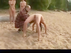 Nude Beach - Training Three college girl