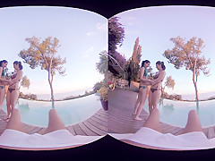 Amber Nevada  Andy Stone  Lucia Love in Sunset Girlfriends - VirtualRealPorn