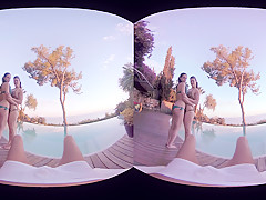 Amber Nevada  Andy Stone  Lucia Love in Sunset Girlfriends - VirtualRealPorn