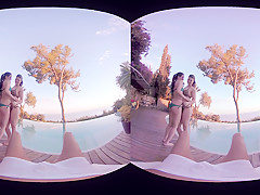 Amber Nevada  Andy Stone  Lucia Love in Sunset Girlfriends - VirtualRealPorn