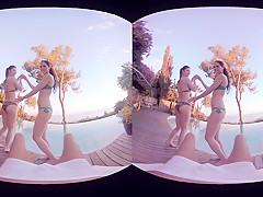 Amber Nevada  Andy Stone  Lucia Love in Sunset Girlfriends - VirtualRealPorn