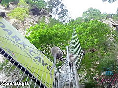 Moka Mora in Moka Enjoys A Day With The Monkeys - ATKGirlfriends