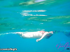 Elena Koshka in Elena Sucks You Off And Plays Outside Before You Go Snorkel - ATKGirlfriends